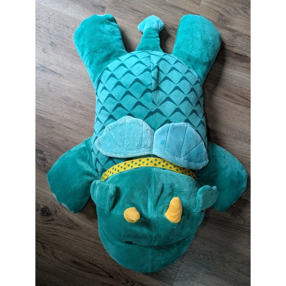 Melissa & Doug Green Cuddle Dragon 28-inch Jumbo Plush Stuffed Pillow Pal